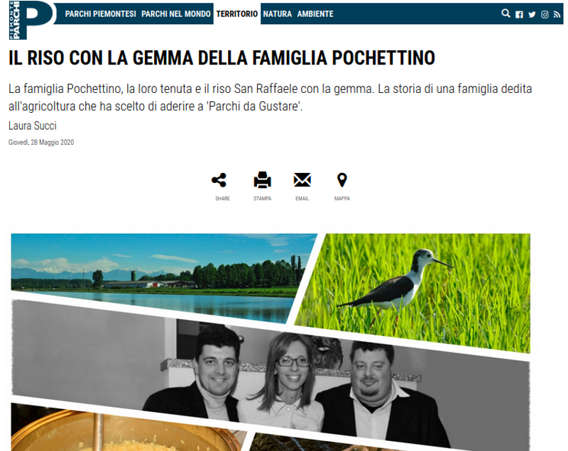 articolo su Piemonte Parchi 28 maggio 2020